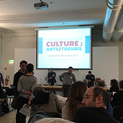 Rencontre nationale Art/Travail (2017) organisée par Travail et Culture (TEC/CRIAC), Musée des arts et métiers, Paris.