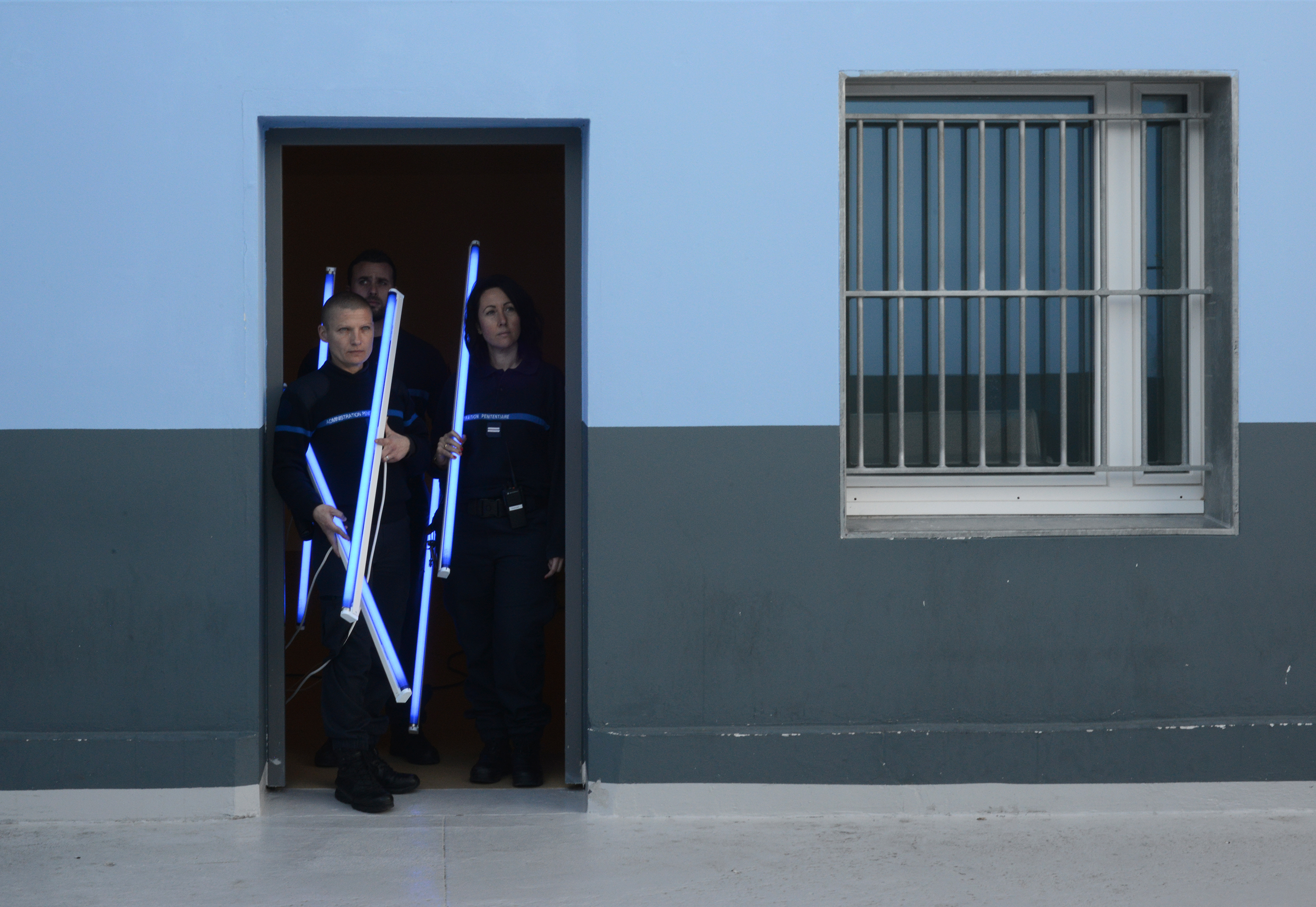 Le mythe de la caverne bleue (2019) 260 x 420 cm.