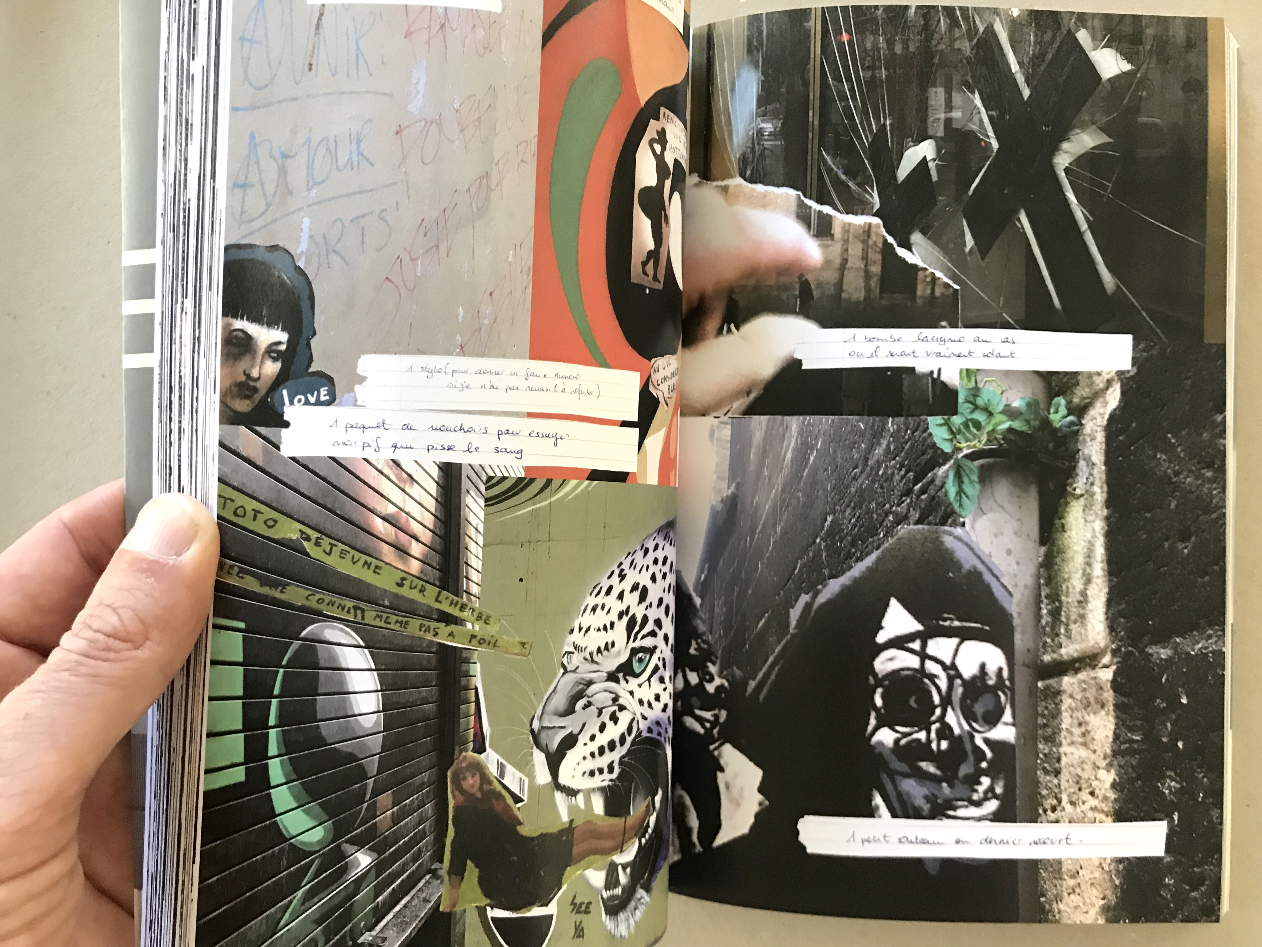 AAA La ville qui manque (2020) 222 pages couleurs, format 15 x 21,5 cm, 115 ex.