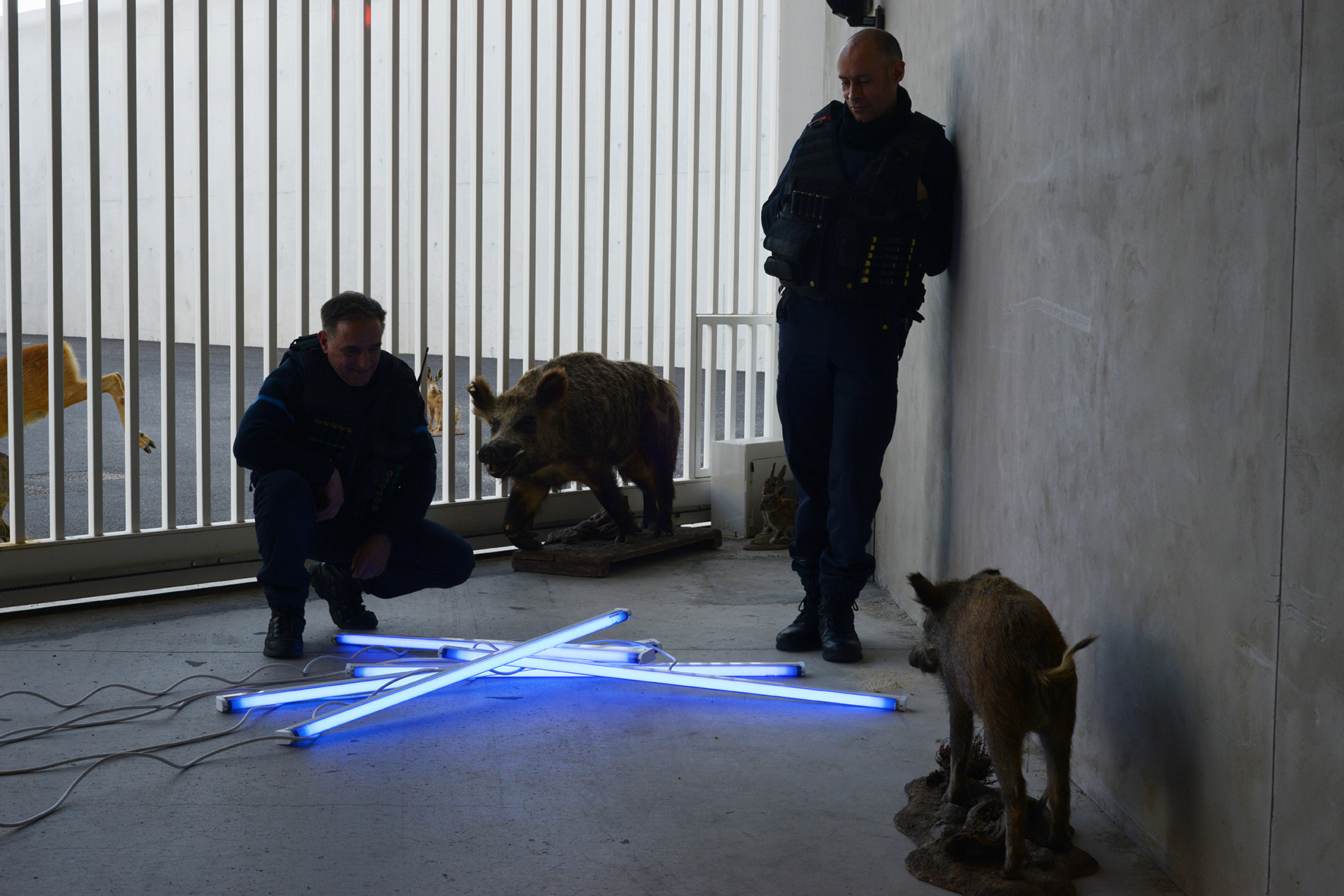 Arnaud Théval Sans titre (2020) La prison enforestée