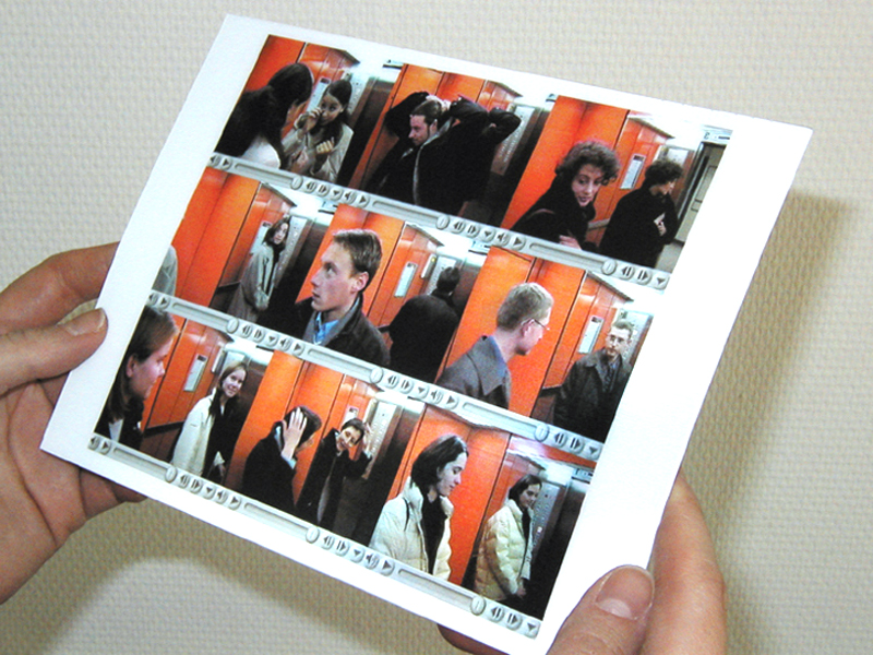L'instant d'avant (2003) carte animée, vue 2. Avec l'implication des agents de la communauté urbaine de Nantes.