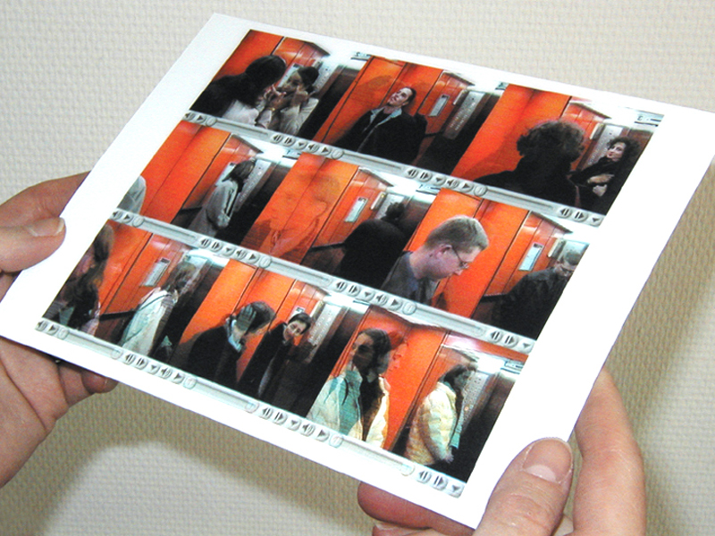 L'instant d'avant (2003) carte animée, vue 2. Avec l'implication des agents de la communauté urbaine de Nantes.