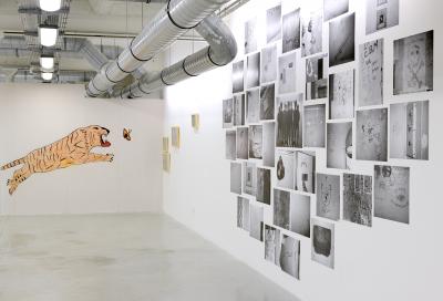 Arnaud Théval Un œil sur le dos (2019) La friche la belle de Mai, Marseille.
