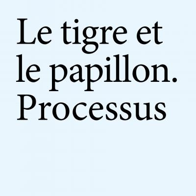 Arnaud Théval Le tigre et le papillon, un processus (2014)