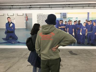 Exposition Bleu Blanc Rouge, quand l'art travaille l'école