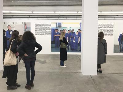 Arnaud Théval Les bleus des lycéens (2021) Lieux Fictifs, Friche la Belle de Mai, Marseille.