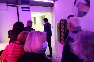 Arnaud Théval + Cancan Le chemin de sa personne (2022) Institut Bergonié, Bordeaux.