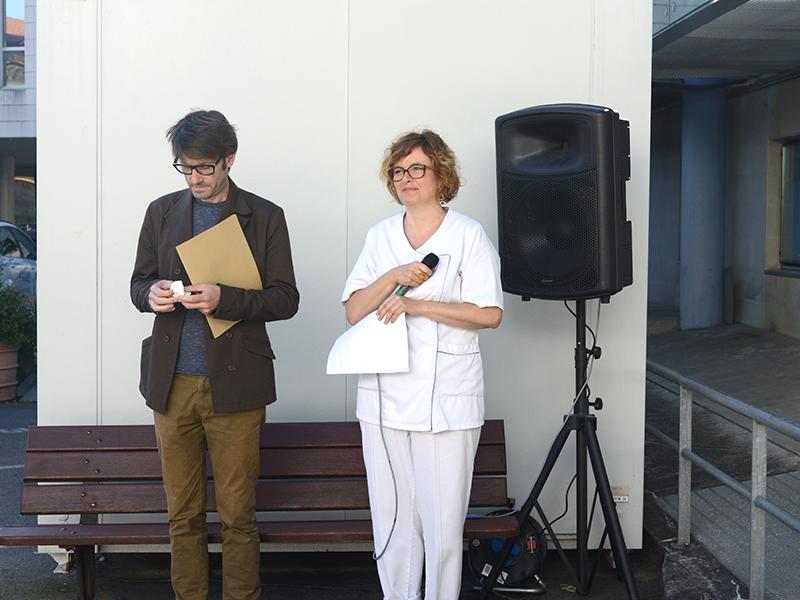 Arnaud Théval et K. Hurler calmement (2017), lectures.