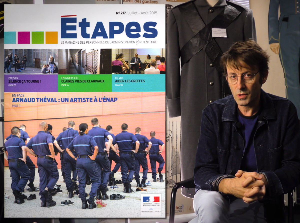 Arnaud Théval Le mur rouge (2019), histoire d'une image. © vidéo Enap  Atelier Pédagogique du Numérique – ENAP. Réalisation : Marie-Christine Pujeau et Jean-Christophe Arcamone
