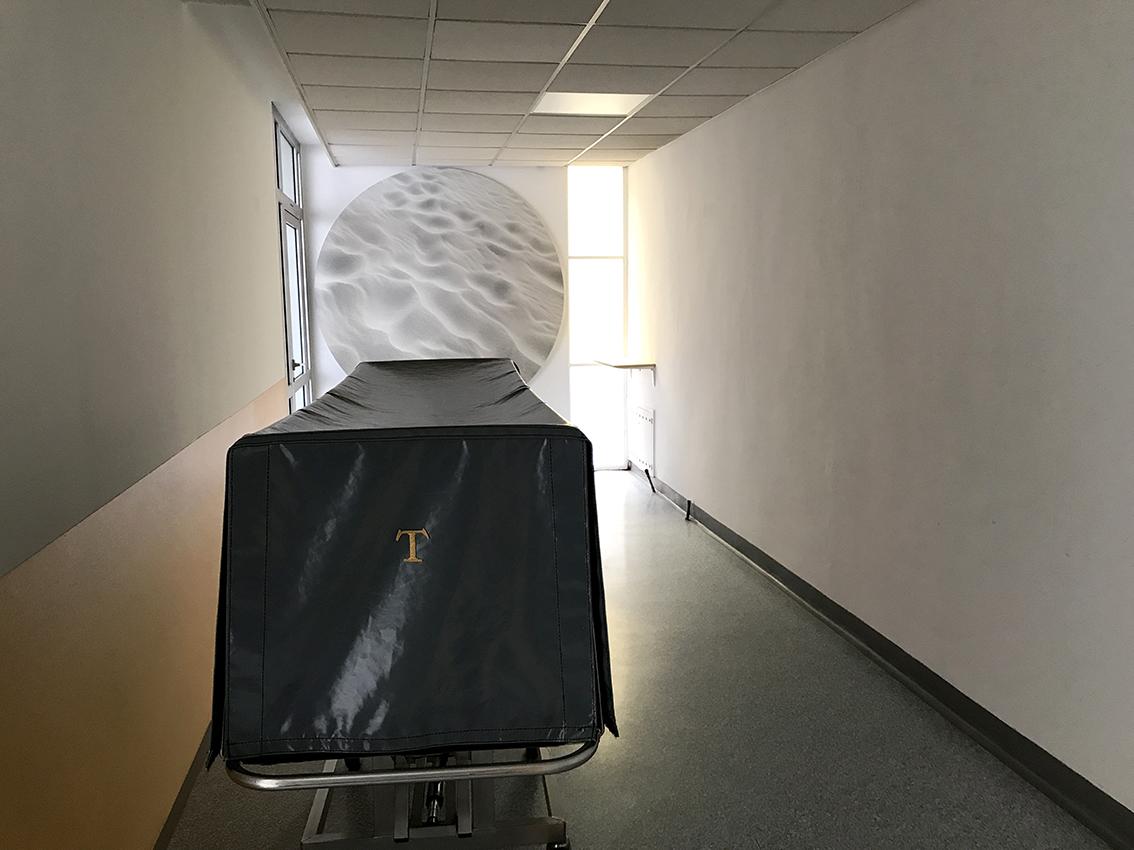 Arnaud Théval + Cancan Le chemin de sa personne (2022) Institut Bergonié, Bordeaux.