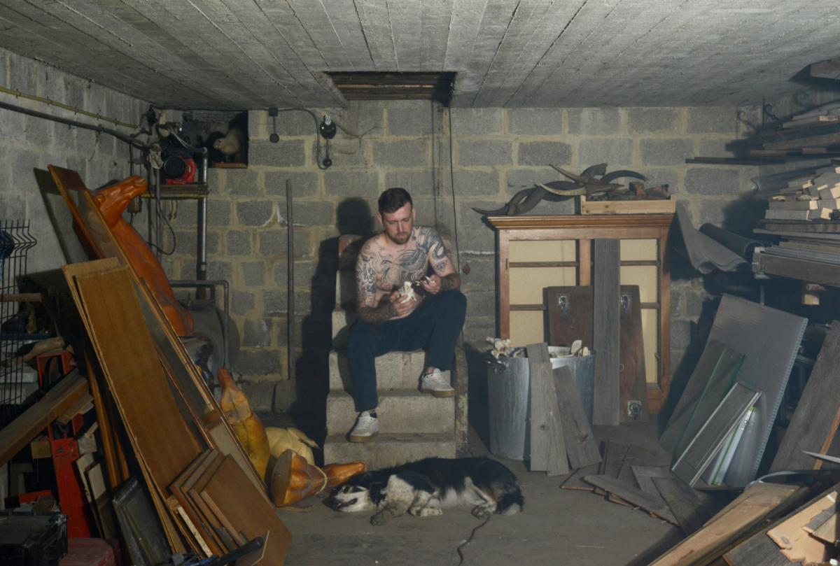 Arnaud Théval Partie de chasse, diorama inversé n°8 (2025) Université de Liège.